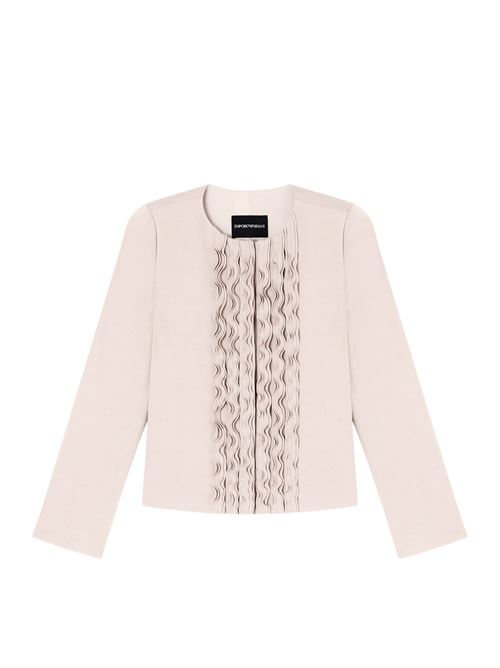 Giacca in tessuto armaturato con rouches Emporio Armani | EW003345 AF20510.U8016